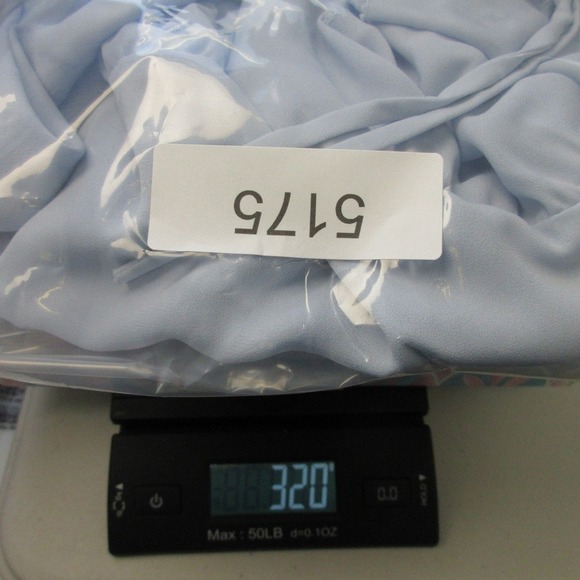 Aritzia Sunday Best Wrap Mini Dress 0 Blue Ruffle Trim Short Sleeve Sundress 320 - Picture 10 of 10